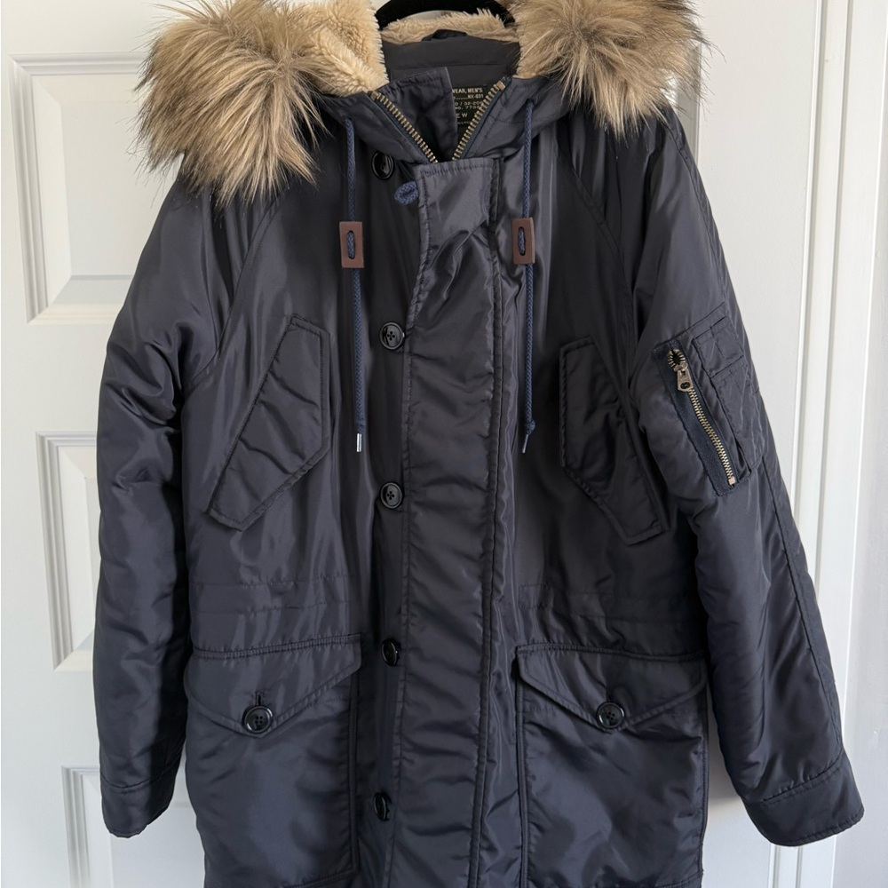 J. Crew Nordic Parka with Faux Fur